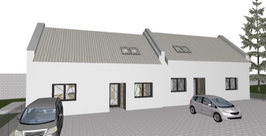 Stavebný pozemok so stavebným povolením a projektom na dvojdom