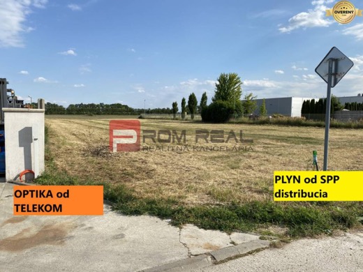 Pozemok pre občiansku vybavenosť a obchod Dunajská Lužná